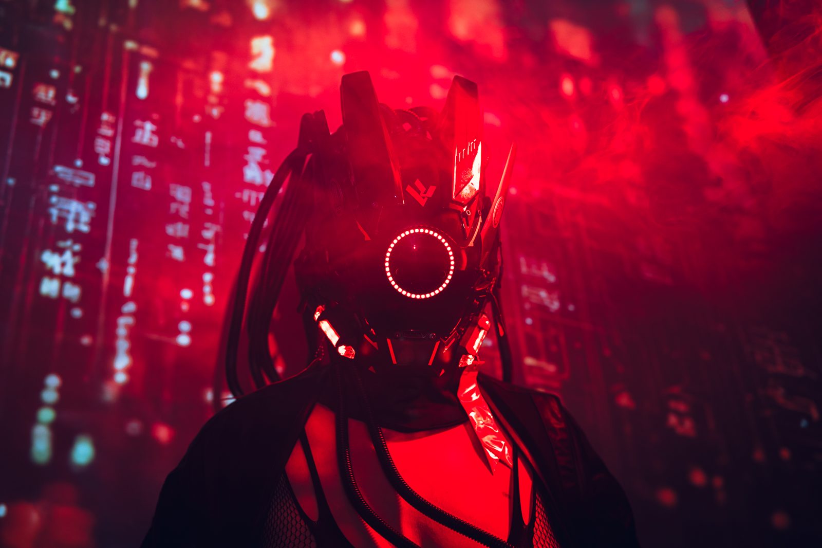 Cyberpunk cosplay shoot